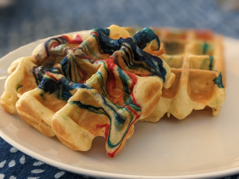 July 4th Waffles